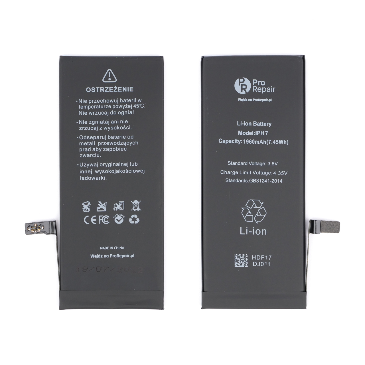 Bateria Pro Repair do iPhone 7 standardowa pojemność