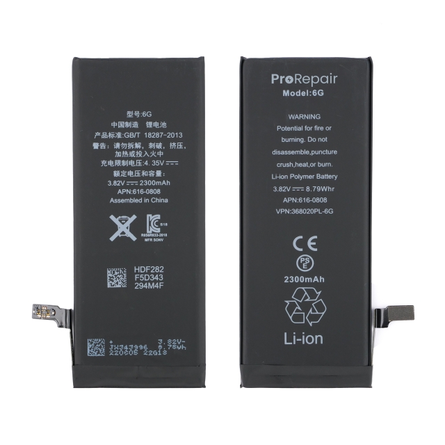 Bateria do iphone 6 przód i tył ogniwa